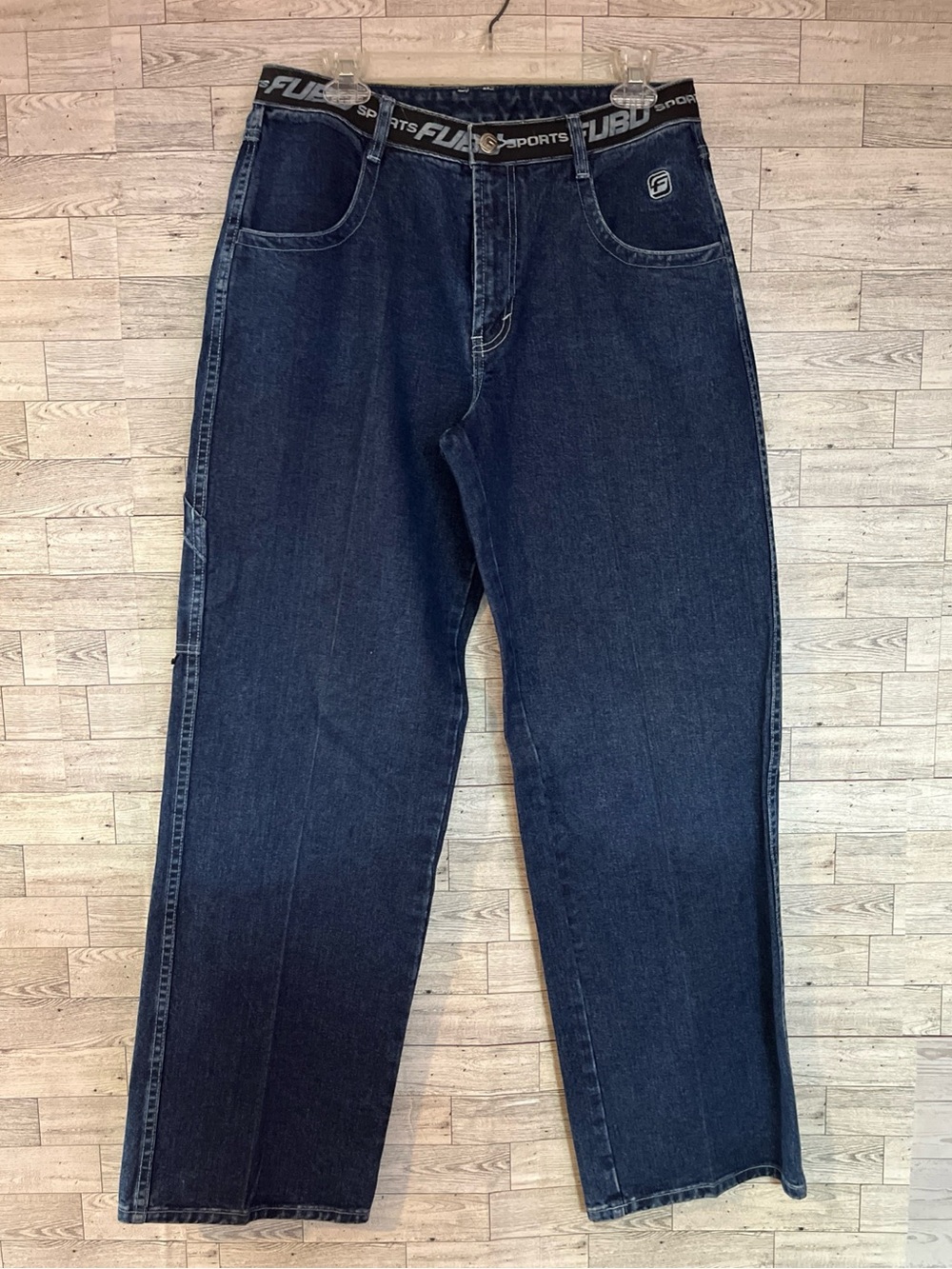 Vintage FUBU Sports The Collection Jeans Baggy Hip Hop W Size 13/14